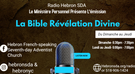 écoutez l'émission la bible la révélation Divine 